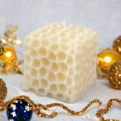 Beehive Soy Wax Scented Pillar Glim Candles - image2